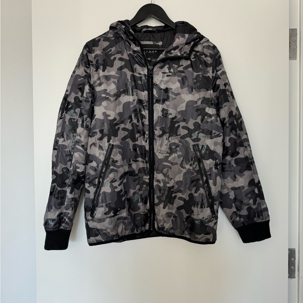 Guess Camouflage Hooded Jacket